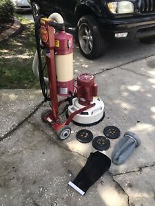 Varathane EZV Commercial Heavy Duty Vac. Rotary Wood Floor Sander Serial #19946