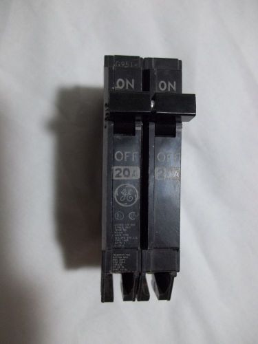 General electric 2 pole 20 amp circuit breaker thqp220 for sale