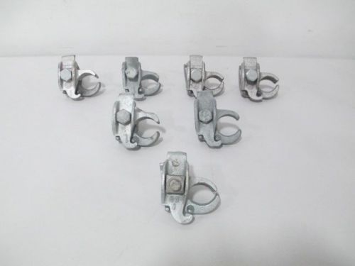 LOT 7 NEW APPLETON 80A 80B IRON 1IN PARALLEL CONDUIT CLAMP ASSORTED D239208