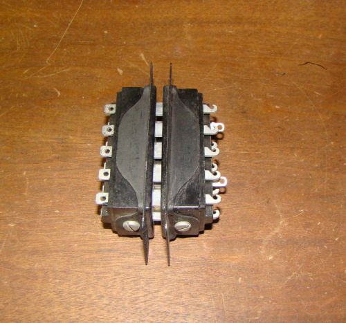 Cinch jones 10 pin  heavy duty chassis mount  connector matched pair for sale