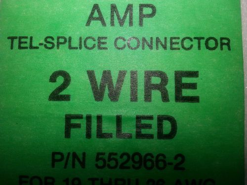AMP - 2 Wire (19 - 26 AWG) Gel-Filled Splicers - 2x72 piece cartridges (144 ct)