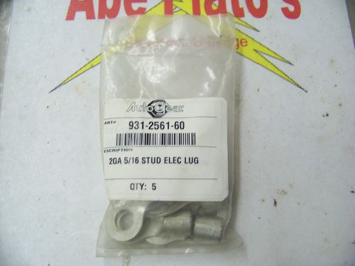 Autogear 931-2561-60 2ga 5/16 stud elec lug, crimp, bag of 5 for sale