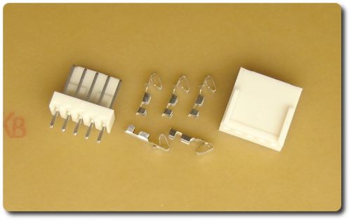 5x 5-Way Latching Pin Header+Crimp Terminal+Housing Kit