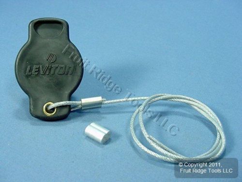 Leviton Black 18 Series Cam Connector Plug Male Protective Insulator Cap 18P21-E