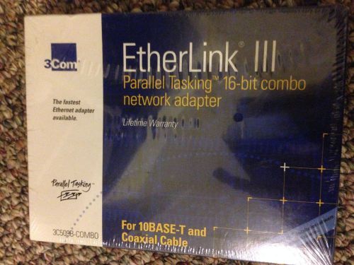 3COM Etherlink III 3C905B-COMBO PCI Network Card - NEW in UnOpened Box-Vintage