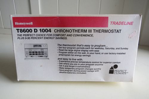 NEW HONEYWELL T8600 D 1004 CHRONOTHERM III THERMOSTAT T8600D1004