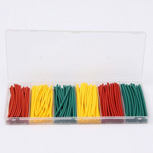 180pcs 100mm Assorted 3Color ?2.5/3mm Heat Shrink Tubing Sleeving Cable Wrap Kit