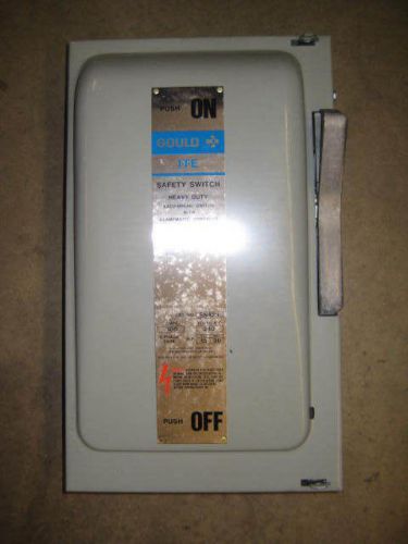 GOULD ITE SAFETY SWITCH 3 PHASE 240 V 100 AMP SN423