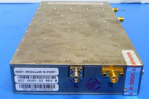 657-0565-02 16 port modular assembly w/ sma connectors, db-25 female connector for sale