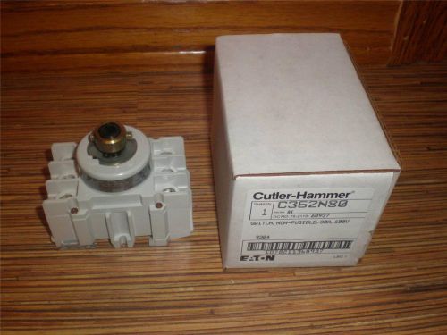 CUTLER HAMMER C362N80 SWITCH NON FUSIBLE 80A  600V SERIES A1 NEW IN BOX