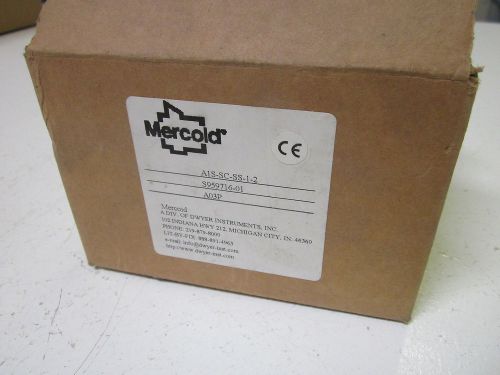 Mercoid a1s-sc-ss-1-2 oem pressure switch *new in a box* for sale