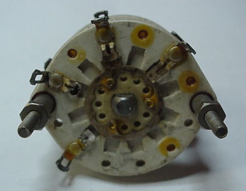Rotary Switch C13082 NOS 2P3T 2 Ceramic Wafers