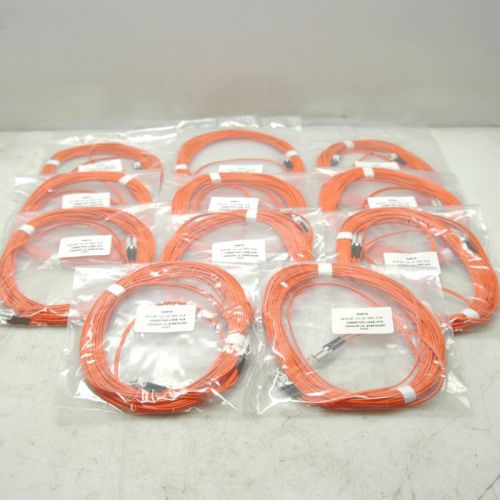 New (11) anixter 949976-000 duplex fiber optic cable lc/lc 10 meter 62.5/125 for sale