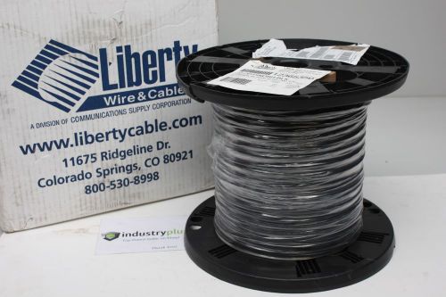 Liberty av solutions 22-2p-pindsh-blk 22awg 2-pair plenum cable,1000ft,black for sale