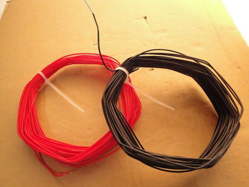 100 ft 20 awg silver plated solid core mil spec m16878/4 teflon wire tube audio for sale