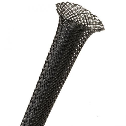 Techflex 1/2&#034; expandable sleeving 25 ft. black 082-348 for sale