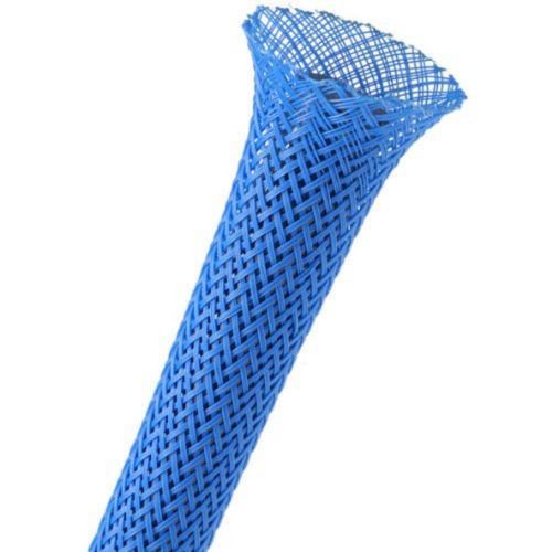 Techflex 1/2 expandable sleeving 25 ft. neon blue  082-360 for sale