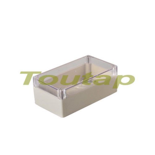 2x waterproof clear plastic electronic project box enclosure case 158*90*60mm for sale
