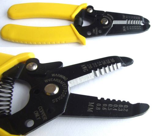 5PC Wire Stripper Plier Cutting Peeling clamp Scissors Tools for 0.2-0.8mm Cable