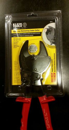 Klein open-jaw ratcheting cable cutter