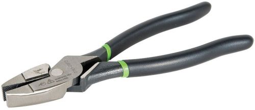 Linesman pliers with puller dipped grip 9&#034; high leverage hardened wire for sale