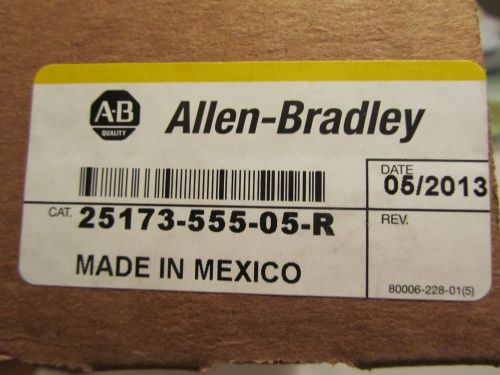 Allen bradley 25173-555-05-r fuse current limiting pin indicator 200a 05/2013 for sale
