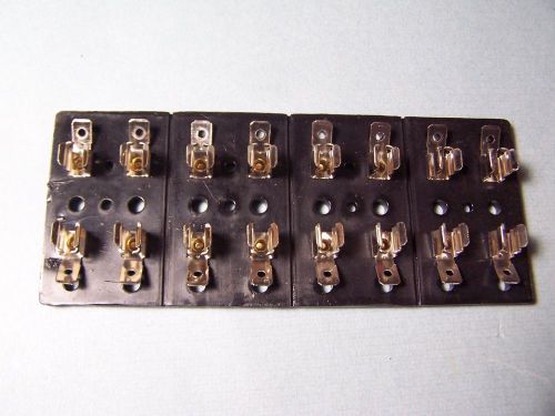 Agc fuse block holder - 8 fuse positions - 4 snap aways - 300v 25a rating - new for sale