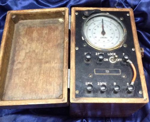 Standard Electrical Time Company Vintage Unit With Wood Box