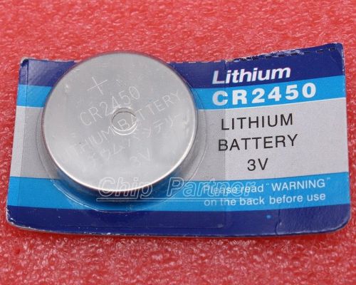 10pcs 3v cr2450 button batteries li cell battery scales battery for frog light for sale