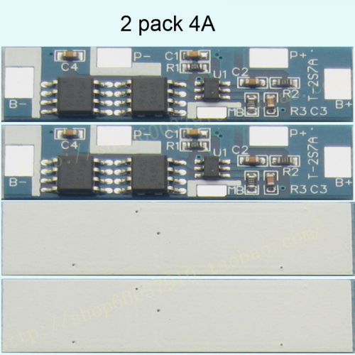Charger protect board for 2 packs 7.2v 7.4v 18650 li-ion lithium battery max.4a for sale