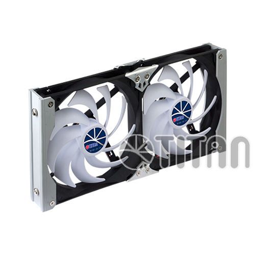 Titan ttc-sc09t(c) multi-purpose dual rack 140mm fan kit + speed control 12v 24v for sale