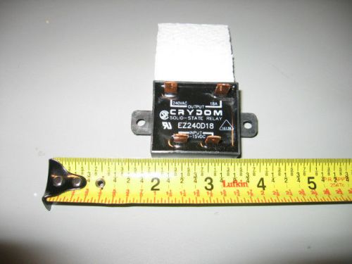 TWO CRYDOM EZ240D18 SOLID STATE RELAYS