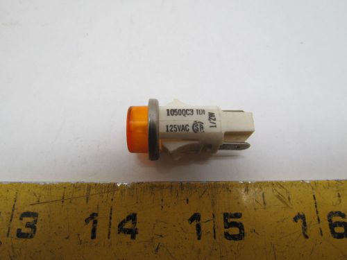 Chicago Miniature IDI 1050QC3 125 Volt 1/2 Watt Amber Indicator Light Bulb