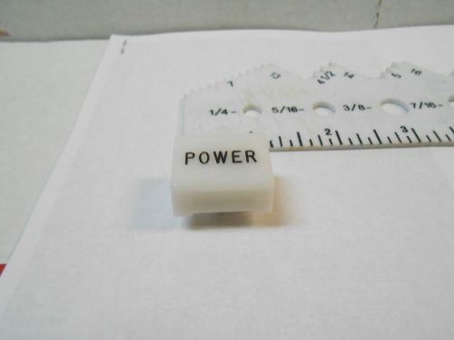 3036-6375 PUSH LENS &#034;POWER&#034; BUTTON 1&#034;X3/4&#034; NEW OLD STOCK