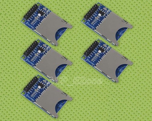 5pcs new sd card module slot socket reader for arduino arm mcu for sale