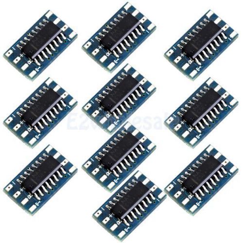 10x mini rs232 to ttl converter module board adapter max3232cse 3-5v 120kbps for sale