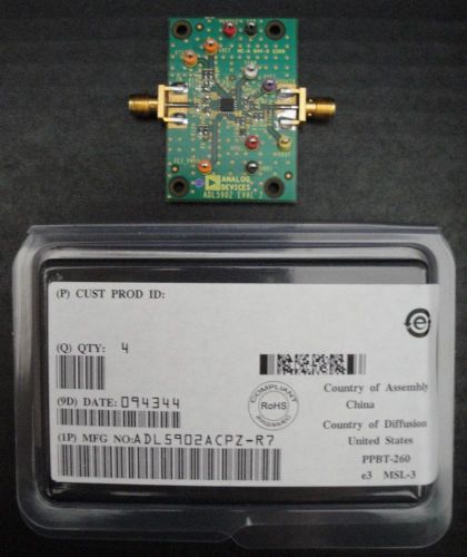 Analog devices adl5902-evalz 50mhz-9ghz detector ic eval kit for sale