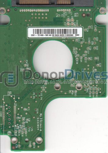 Wd1600bevt-22zct0, 2061-701499-500 aa, wd sata 2.5 pcb + service for sale