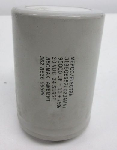 Mepco 3186ge953u020ama1 20v-dc 95000uf capacitor d298503 for sale