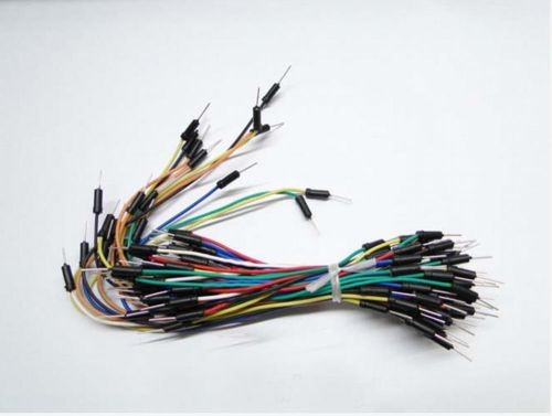 2 bundles (140pcs) arduino shield breadboard cables male to male jumper wire e for sale