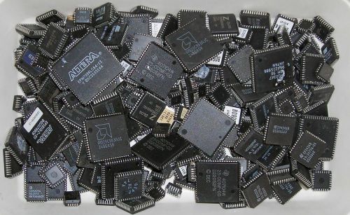1 LB LOT OF OLD CPU, EPROMS, CHIPS, FLATPACKS SCRAP GOLD RECOVERY