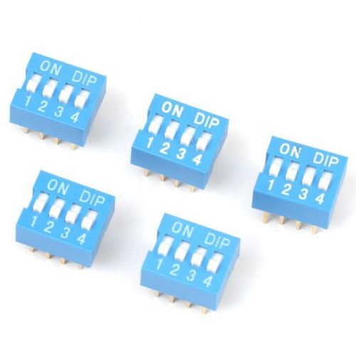 5 x DIP Switches 4-Position 11.33 * 6.46 mm 0.1&#034; pitch