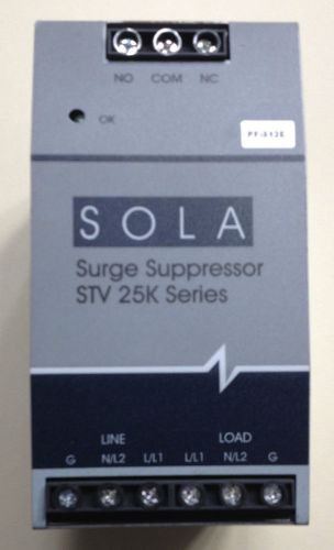 Sola stv25k-10s din mount transient voltage suppressor 120vac 1-phase 20a for sale