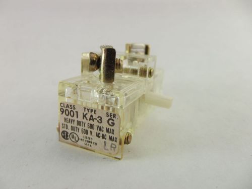 (CS-510) 9001KA3G  PUSH BUTTON CONTACT 600VAC 10A square d