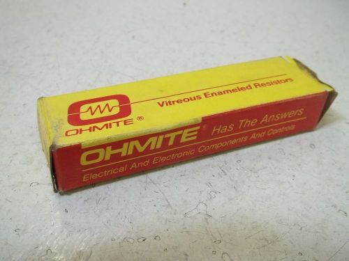 OHMITE D50K1K5 RESISTOR 50WATTS, 1500 OHMS *NEW IN A BOX*