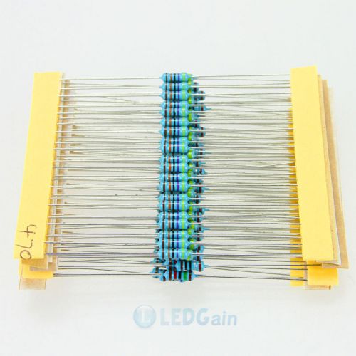 1280pcs 64 values 1 ohm - 10m ohm 1/4w metal film resistors assortment kit set for sale