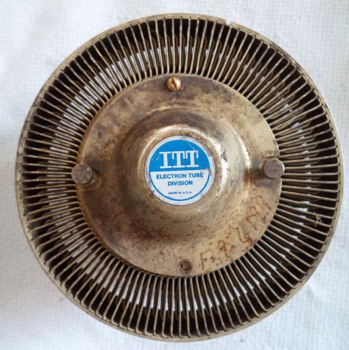 Used ITT # 7214 Beam Power Tube Ceramic Base for Pulsed RF Amp up to 1215 Mhz