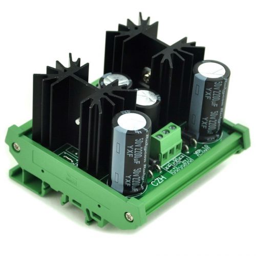 Din rail mount positive and negative +/-24v dc voltage regulator module board. for sale