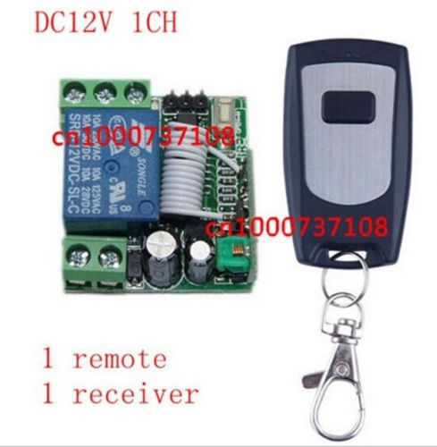 Dc12v 1ch remote controller 315mhz/433mhz garage door remote opener for sale