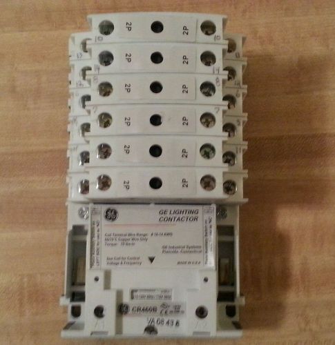 Ge lighting contactor cr460b 12p used for sale
